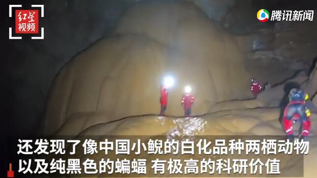 8人进入四川溶洞探险,意外在洞内发现罕见一幕