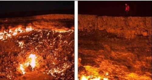 揭秘乌兹别克斯坦地狱之门 地下洞穴燃烧43年可燃气体