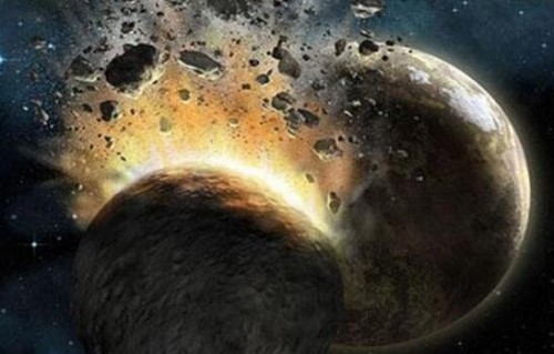 月球的前身忒伊亚行星 曾与地球发生碰撞形成月球猜想