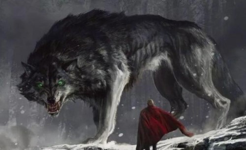 北欧十大怪物之巨狼芬里尔 火神洛基私生子/一口吞下众神之父