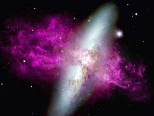 星暴星系之谜 黑洞竟然是星爆星系产生的