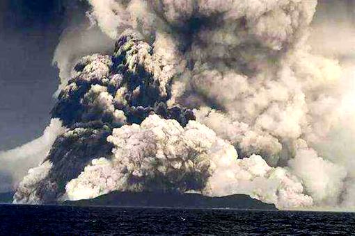 从历史角度对比 汤加火山爆发威力有多大