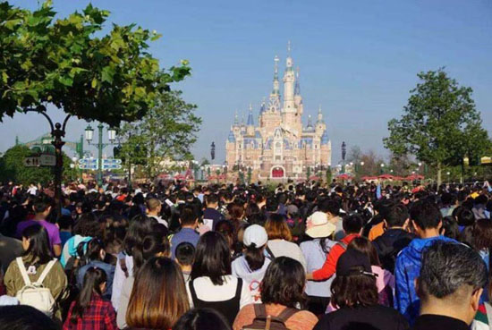 热门旅游景点榜单一、上海迪士尼